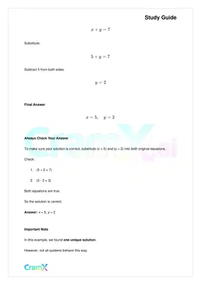 Algebra I – Equations with Two Variables - Page 4 preview image
