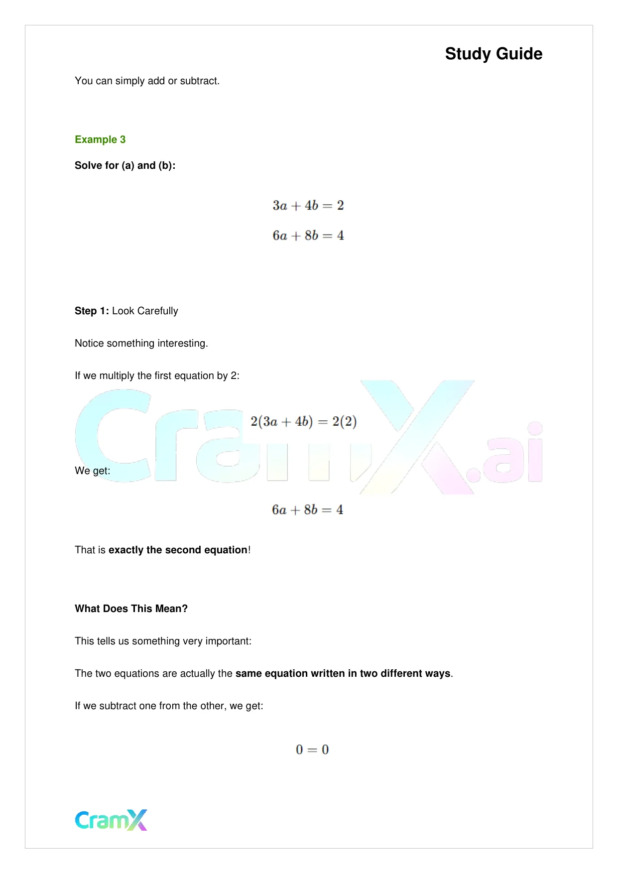 Algebra I – Equations with Two Variables - Page 8 preview image