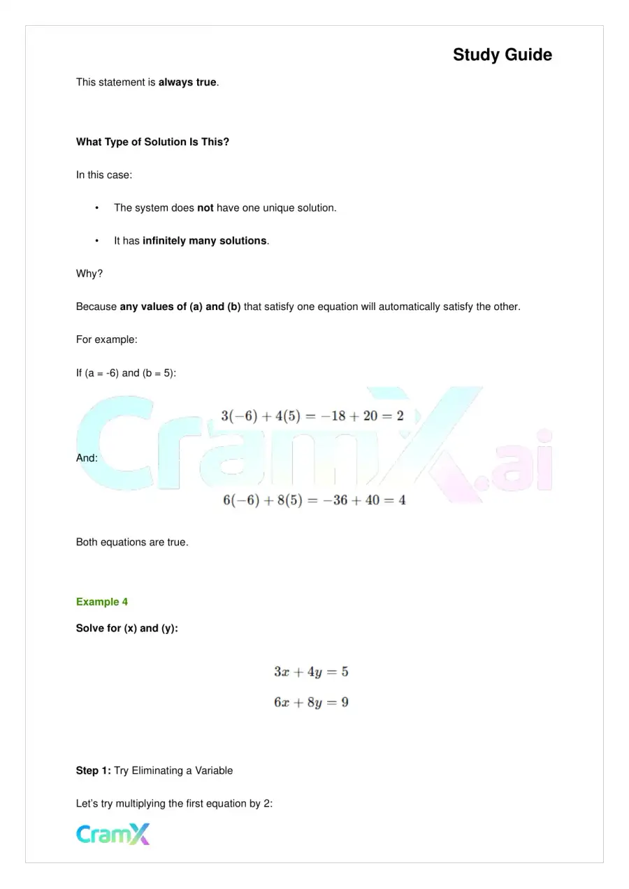 Algebra I – Equations with Two Variables, page 9