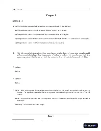 Solution Manual For Statistics For Engineers And Scientists, 4th Edition - Page 4 preview image