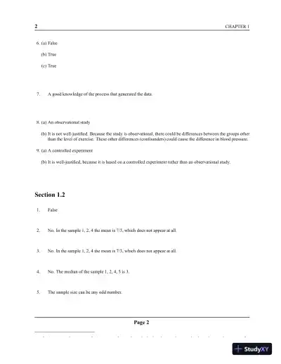 Solution Manual For Statistics For Engineers And Scientists, 4th Edition - Page 5 preview image