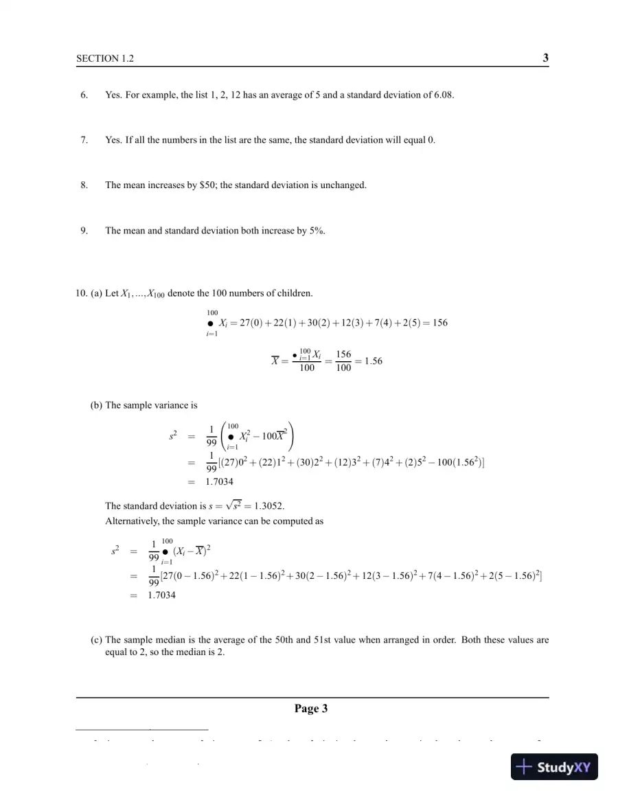 Solution Manual For Statistics For Engineers And Scientists, 4th Edition, page 6