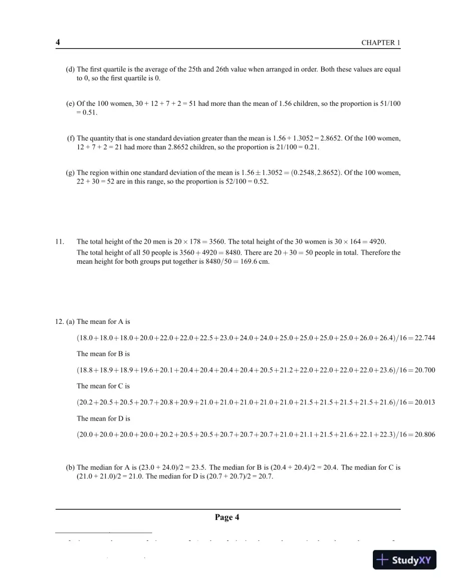 Solution Manual For Statistics For Engineers And Scientists, 4th Edition, page 7