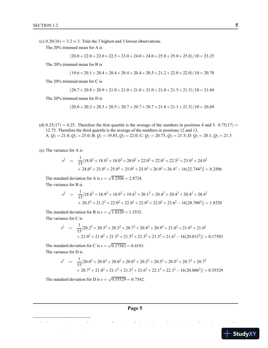 Solution Manual For Statistics For Engineers And Scientists, 4th Edition, page 8