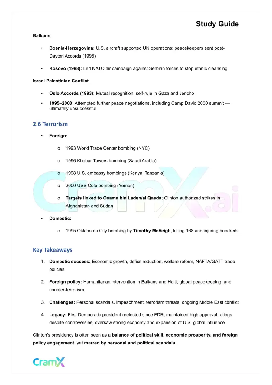 U.S. History II - The United States Since 1980, page 5