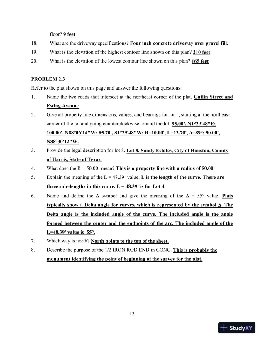Print Reading for Architecture and Construction Technology 3rd Edition Solution Manual, page 14