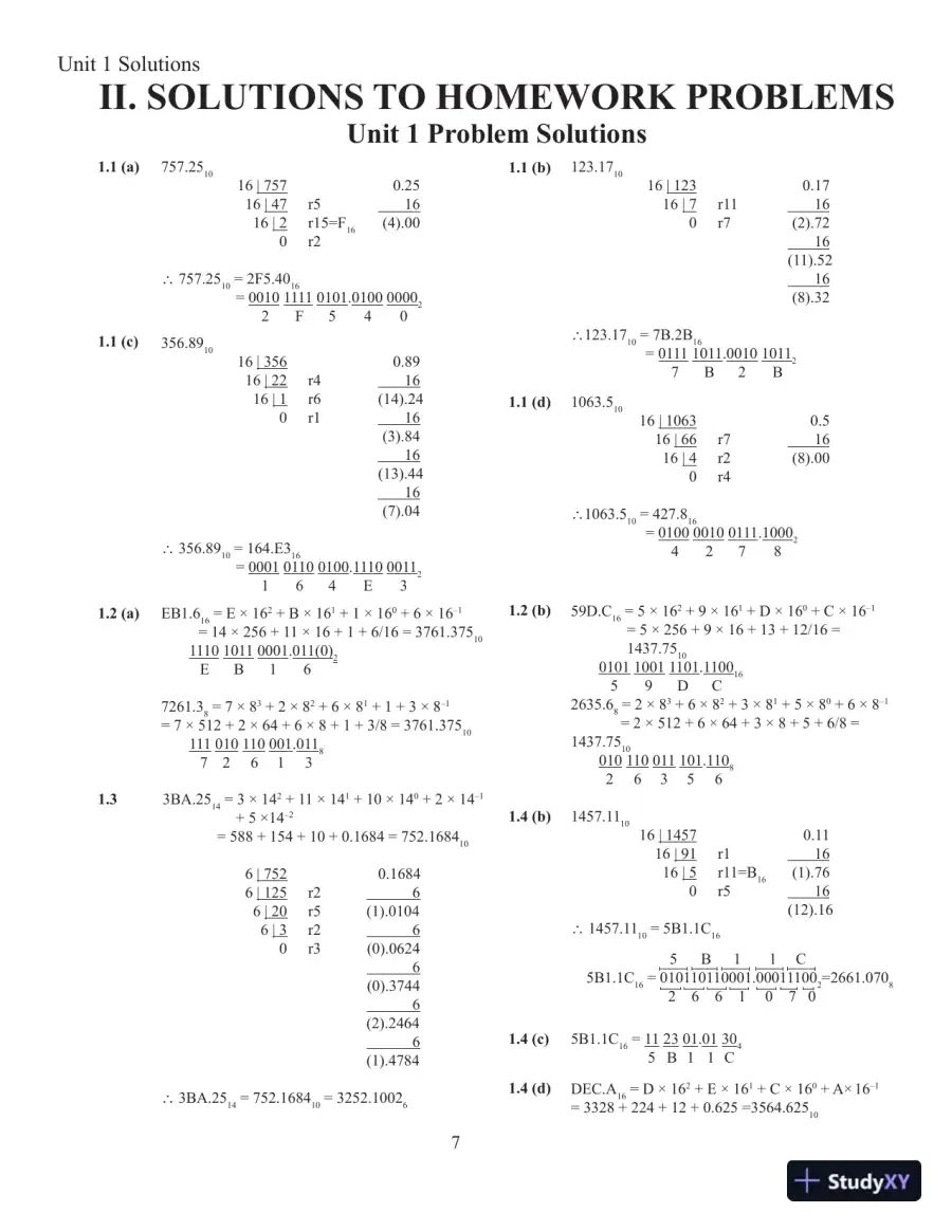 Solution Manual For Fundamentals of Logic Design, 7th Edition, page 11