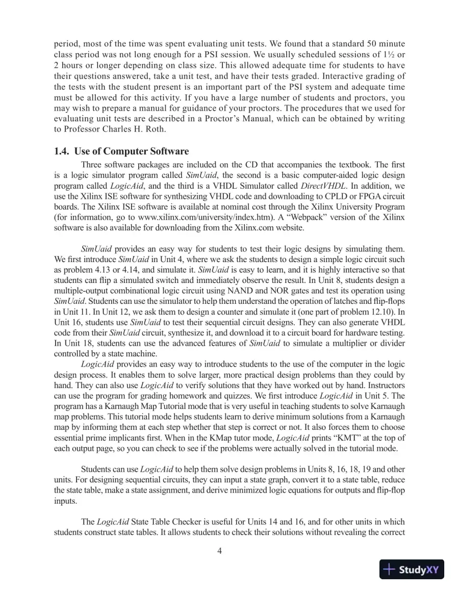 Solution Manual For Fundamentals of Logic Design, 7th Edition, page 8