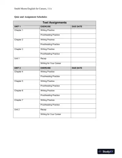 Solution Manual for English for Careers: Business, Professional and Technical, 11th Edition - Page 16 preview image