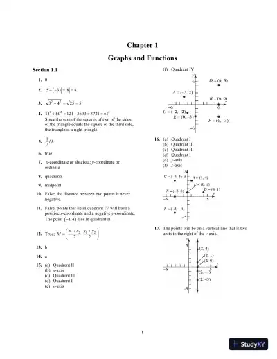 Solution Manual for Trigonometry, 11th Edition - Page 6 preview image