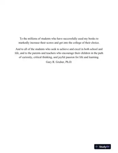 Gruber�s Complete SAT Guide 2019-2020 (2019) - Page 11 preview image