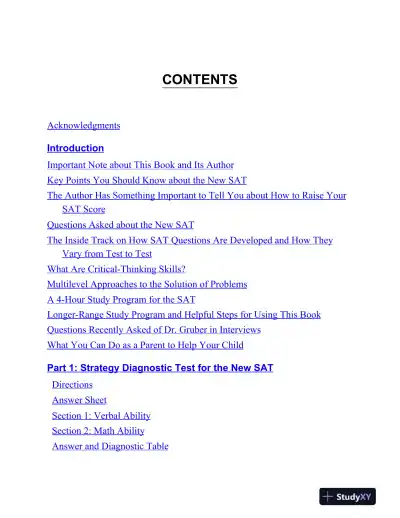 Gruber�s Complete SAT Guide 2019-2020 (2019) - Page 12 preview image