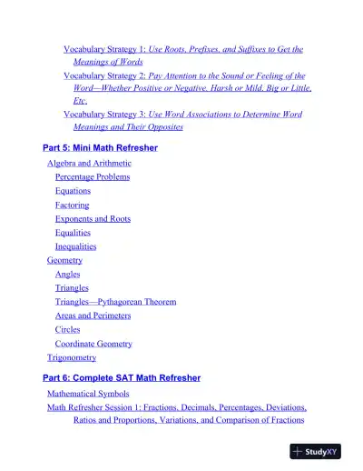 Gruber�s Complete SAT Guide 2019-2020 (2019) - Page 16 preview image