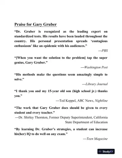 Gruber�s Complete SAT Guide 2019-2020 (2019) - Page 4 preview image