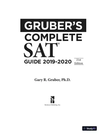 Gruber�s Complete SAT Guide 2019-2020 (2019) - Page 9 preview image