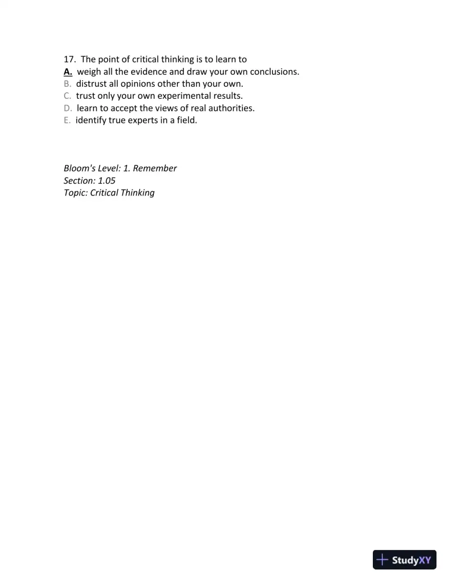 Principles of Environmental Science: Inquiry and Applications, 6th Edition Test Bank, page 12