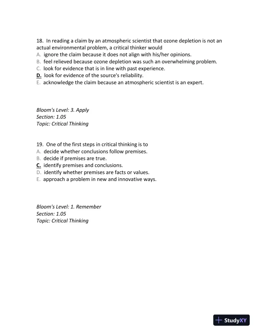 Principles of Environmental Science: Inquiry and Applications, 6th Edition Test Bank, page 13