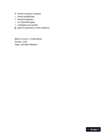 Principles of Environmental Science: Inquiry and Applications, 6th Edition Test Bank - Page 7 preview image