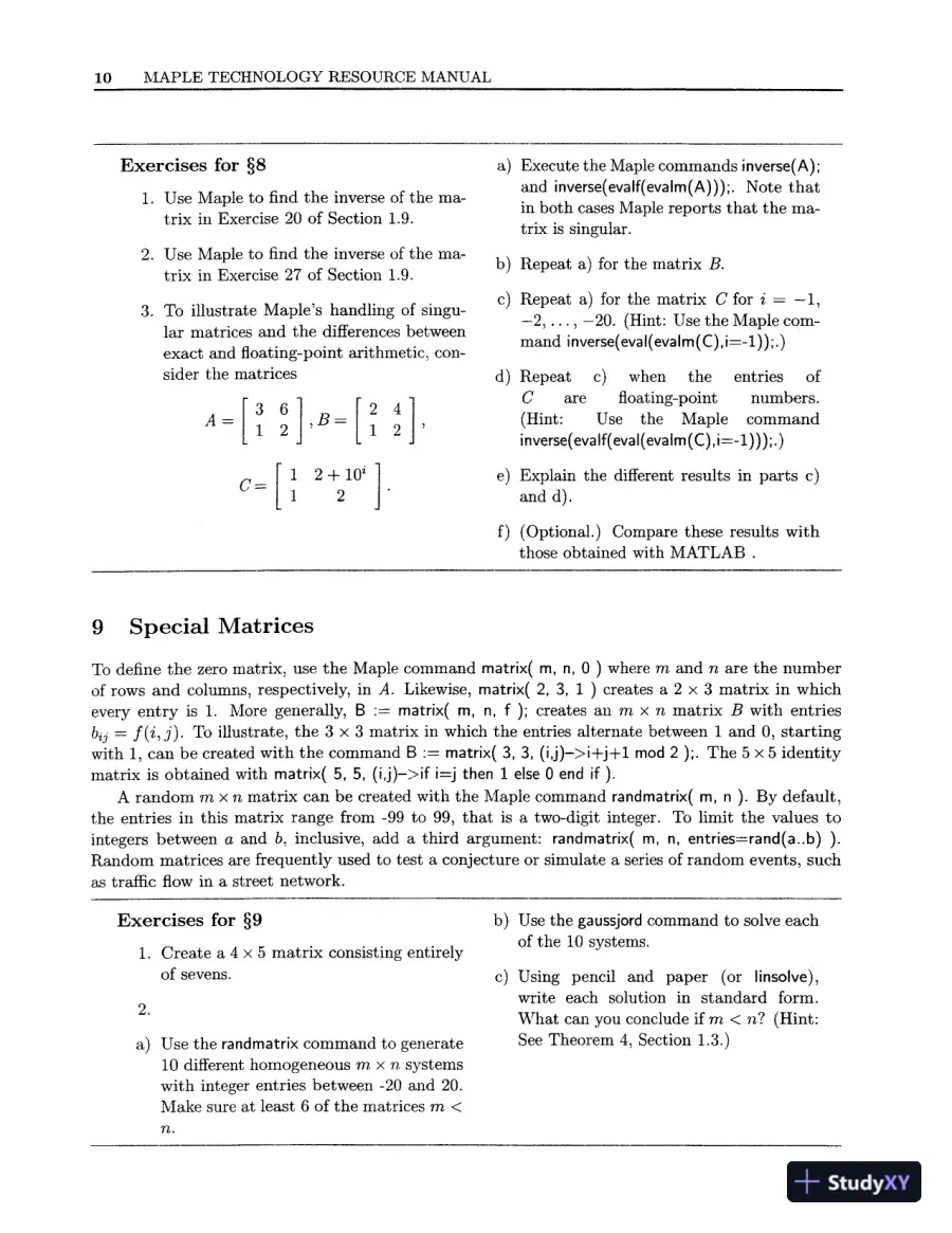 Solution Manual For Introduction To Linear Algebra, 5th Edition, page 12