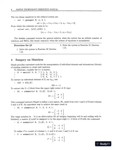 Solution Manual For Introduction To Linear Algebra, 5th Edition - Page 6 preview image