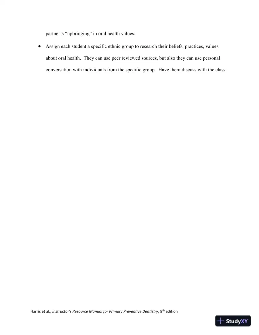 Class Notes for Primary Preventive Dentistry, 8th Edition, page 10