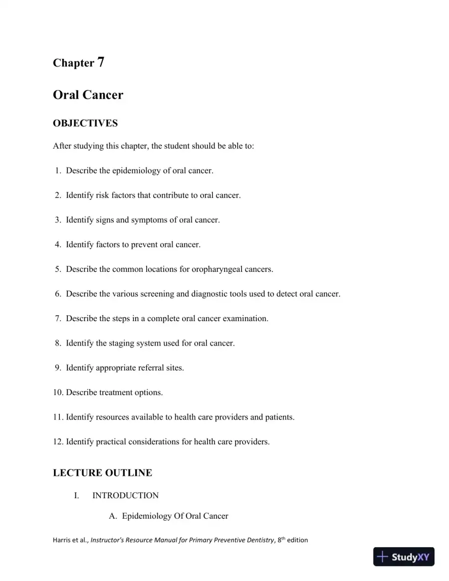 Class Notes for Primary Preventive Dentistry, 8th Edition, page 22
