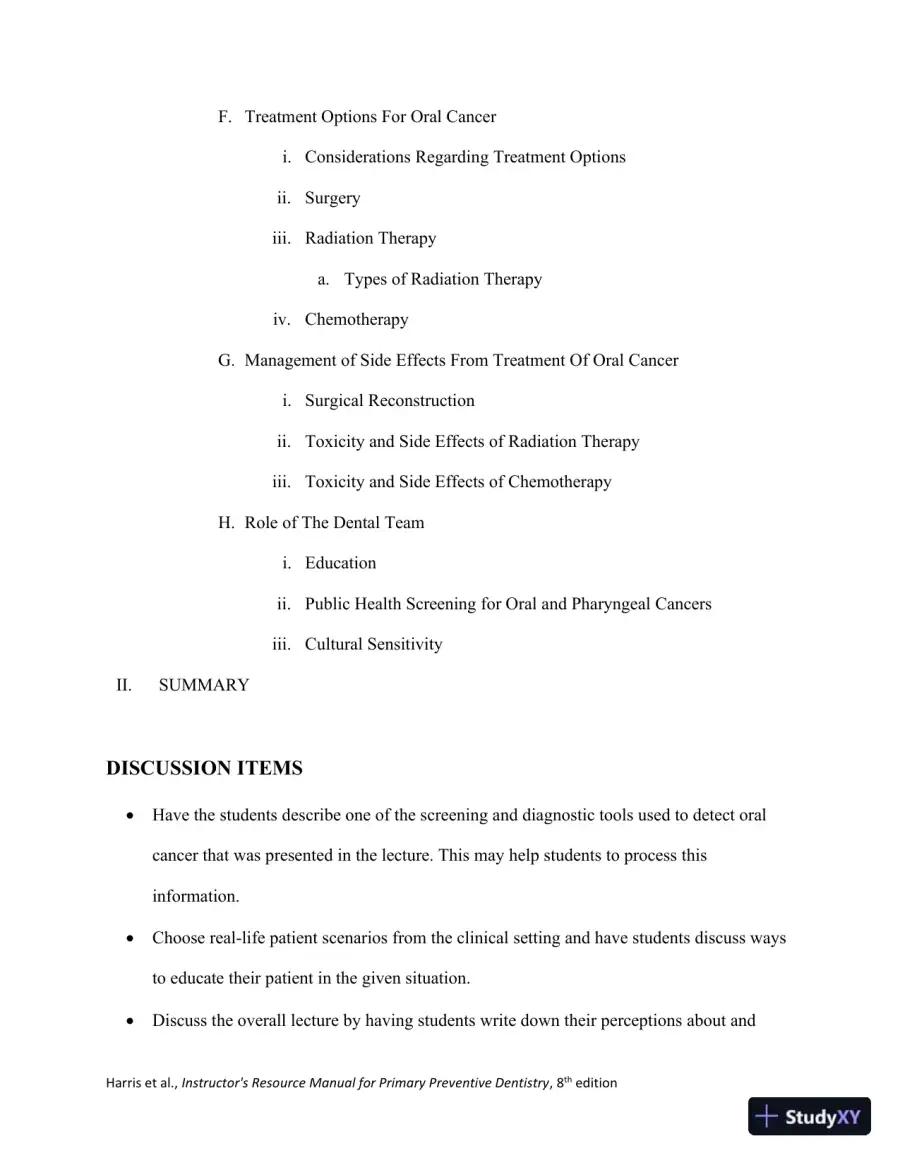 Class Notes for Primary Preventive Dentistry, 8th Edition, page 24