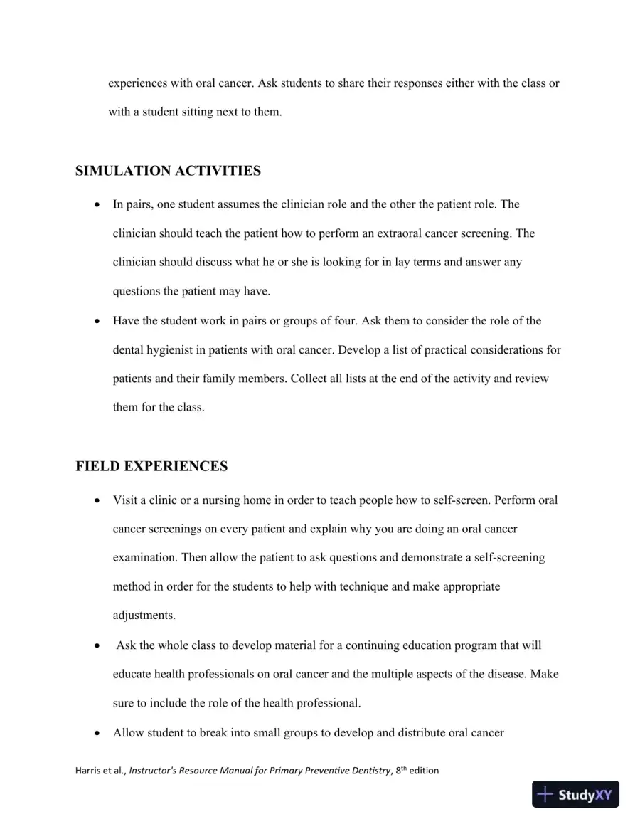 Class Notes for Primary Preventive Dentistry, 8th Edition, page 25
