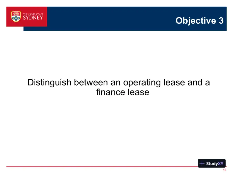 Accounting For Leases - ACCT2011 Financial Accounting, page 13