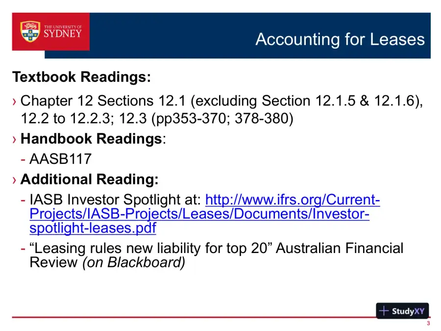 Accounting For Leases - ACCT2011 Financial Accounting, page 4