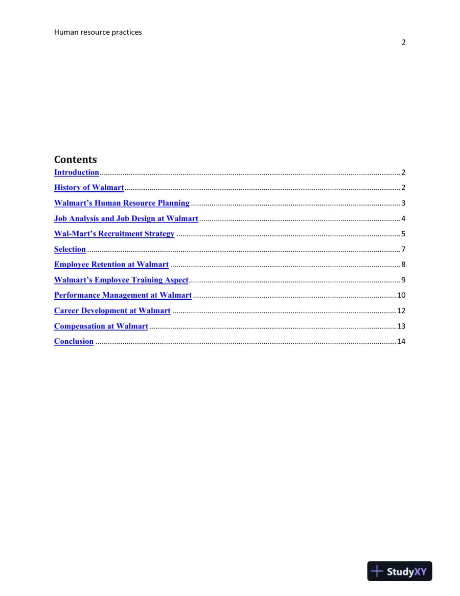 Walmart Human Resource Practices, page 4