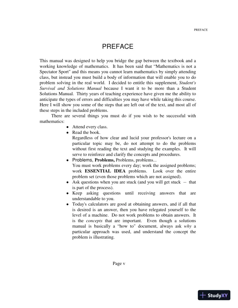 Solution Manual for Mathematics: Its Power and Utility, 10th Edition, page 4