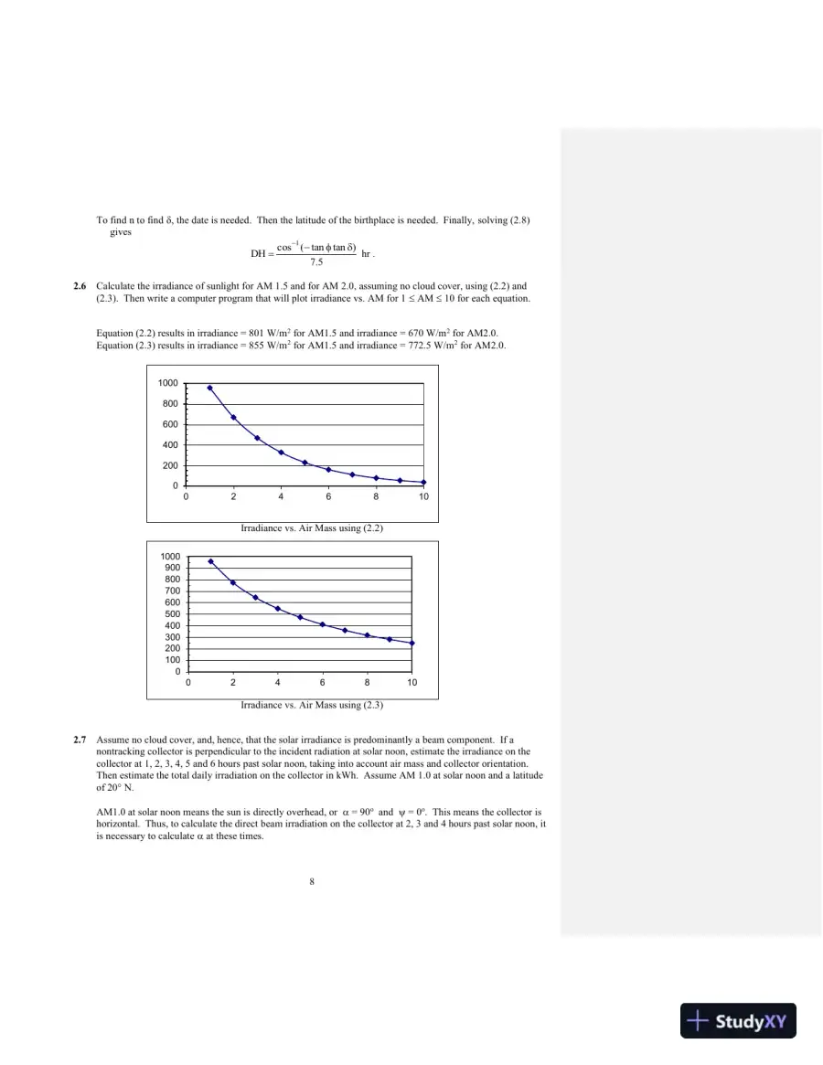 Solution Manual for Photovoltaic Systems Engineering, 4th Edition, page 9