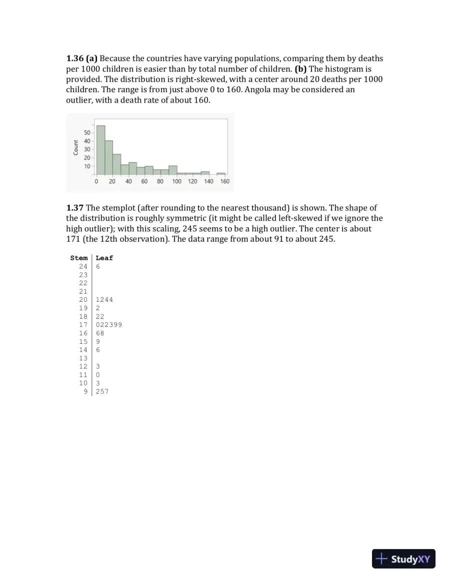 Solution Manual For The Basic Practice of Statistics, 8th Edition, page 13