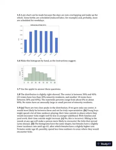 Solution Manual For The Basic Practice of Statistics, 8th Edition - Page 5 preview image