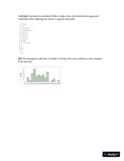 Solution Manual For The Basic Practice of Statistics, 8th Edition - Page 6 preview image
