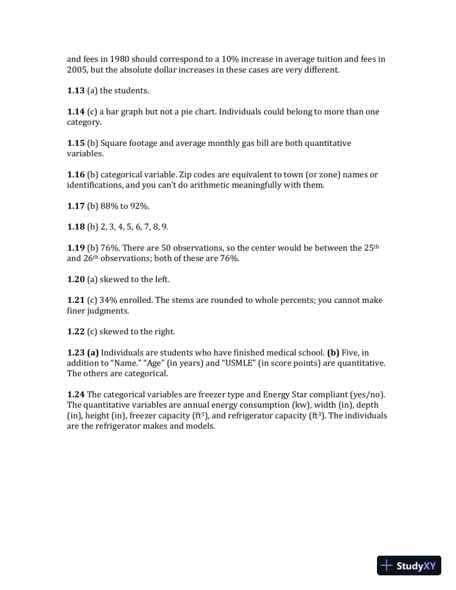 Solution Manual For The Basic Practice of Statistics, 8th Edition, page 8