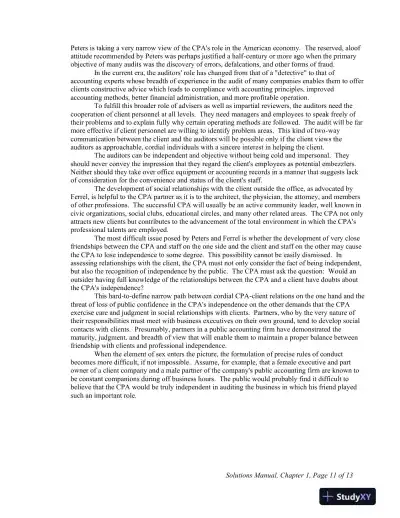 Solution Manual For Principles of Auditing and Other Assurance Services, 21st Edition - Page 12 preview image