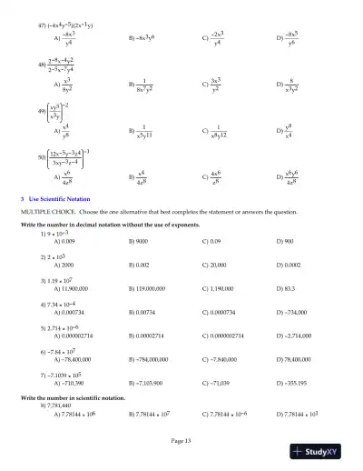 Precalculus, 5th Edition Test Bank - Page 14 preview image