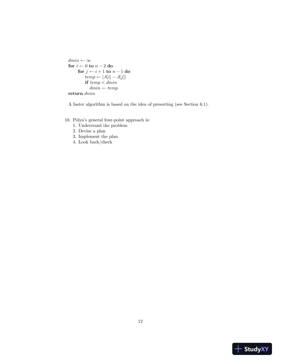 Solution Manual For Introduction To The Design And Analysis Of Algorithms, 3rd Edition, page 13