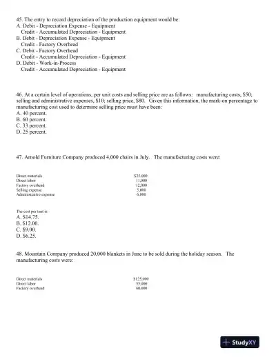 Test Bank For Principles Of Cost Accounting, 16th Edition - Page 11 preview image