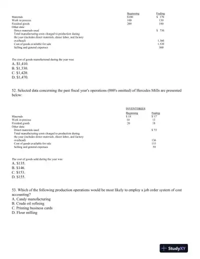 Test Bank For Principles Of Cost Accounting, 16th Edition - Page 13 preview image