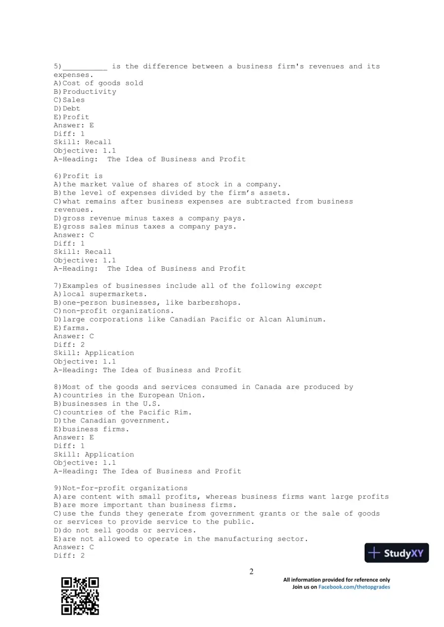 Business Essentials 12th Edition Test Bank, page 3