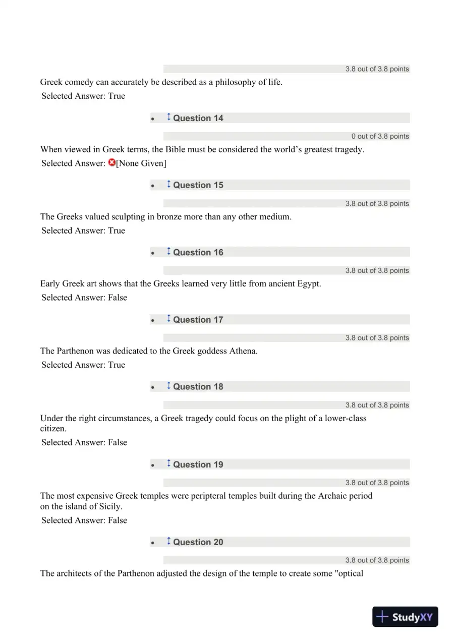Liberty University CSTU 101 Quiz 3 Complete Solutions Correct Answers Key, page 6