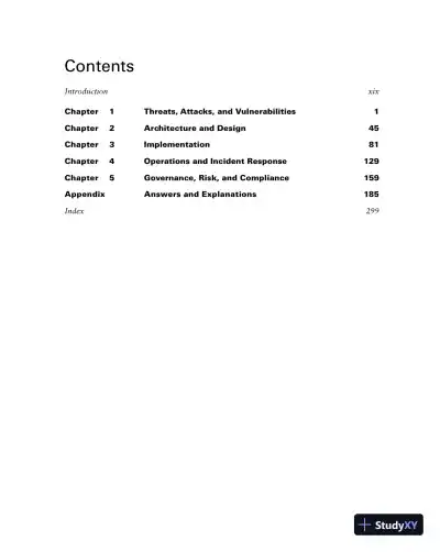 Comptia Security+ Practice Tests : exam sy0-601, 2nd Edition (2021) - Page 20 preview image