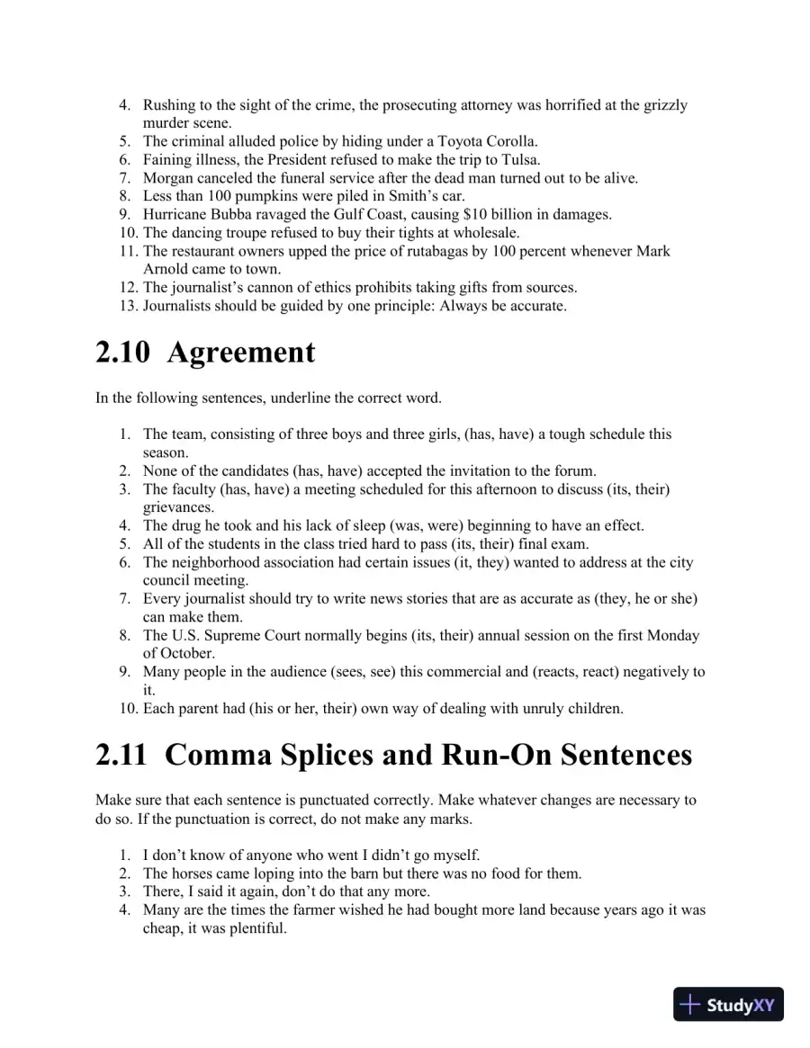Class Notes for Writing for the Mass Media, 9th Edition, page 12