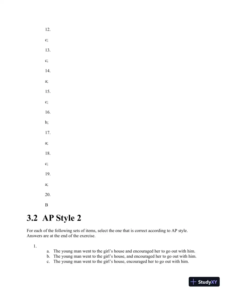 Class Notes for Writing for the Mass Media, 9th Edition, page 17