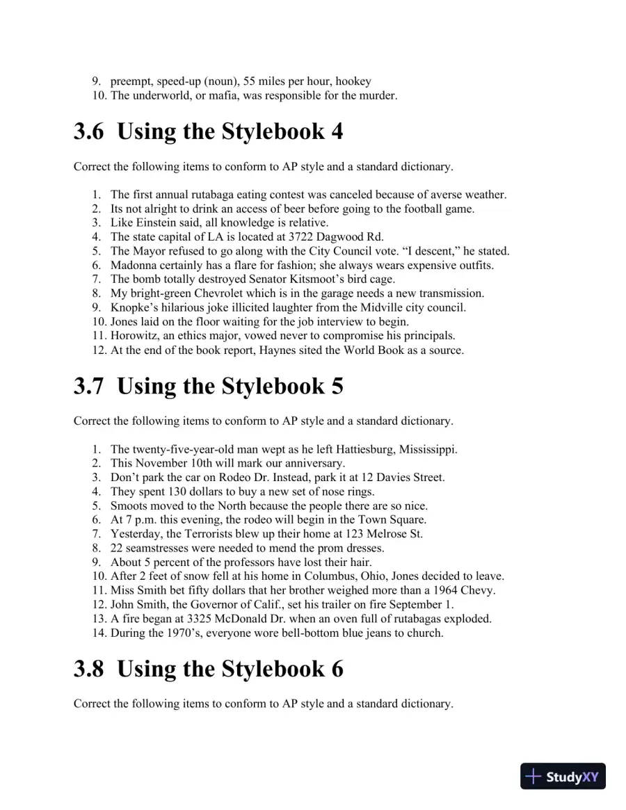 Class Notes for Writing for the Mass Media, 9th Edition, page 23