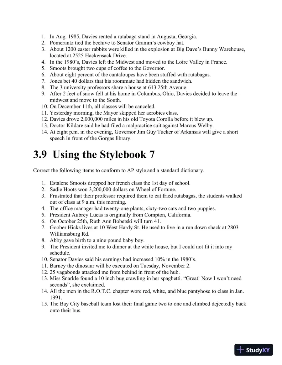 Class Notes for Writing for the Mass Media, 9th Edition, page 24