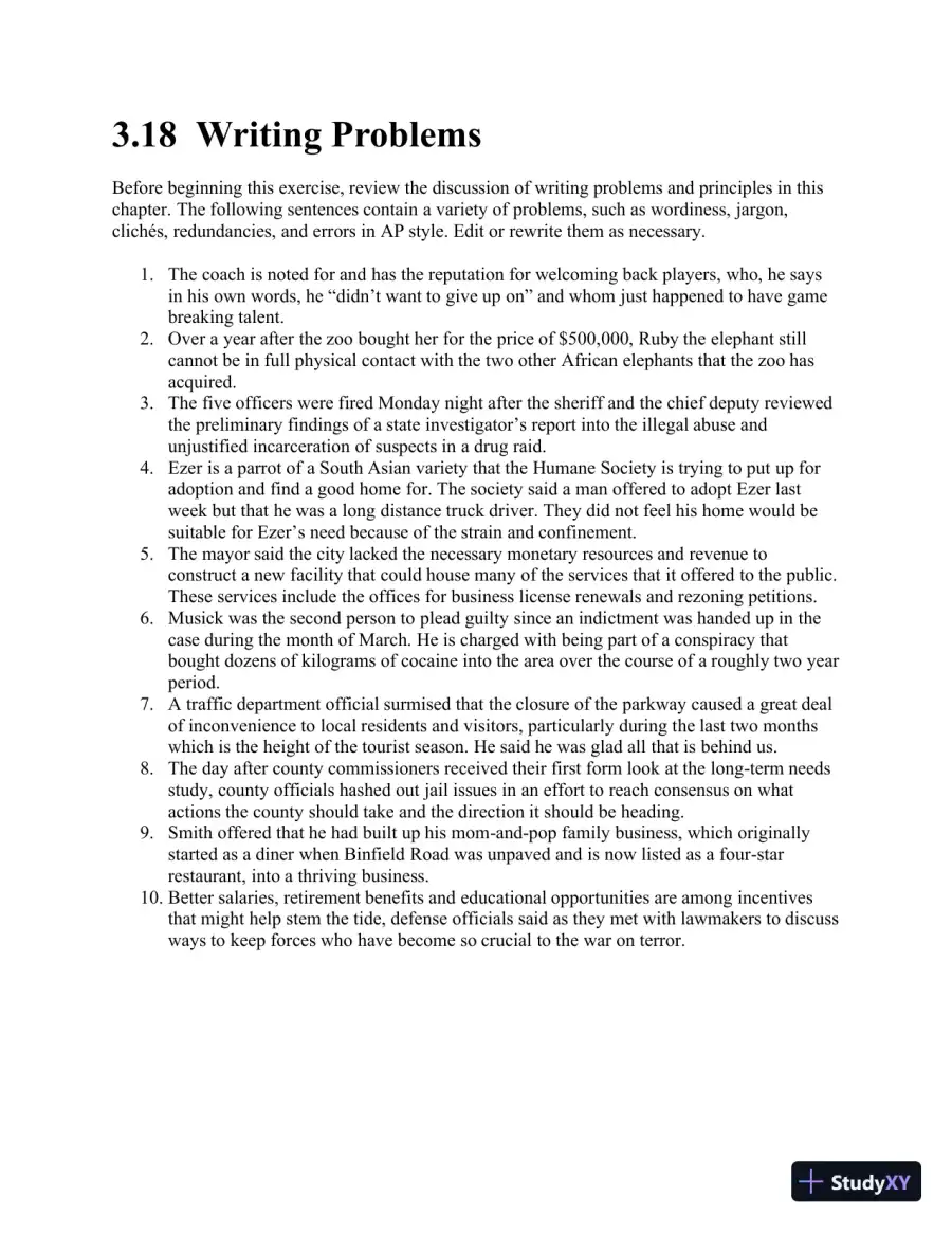 Class Notes for Writing for the Mass Media, 9th Edition, page 29